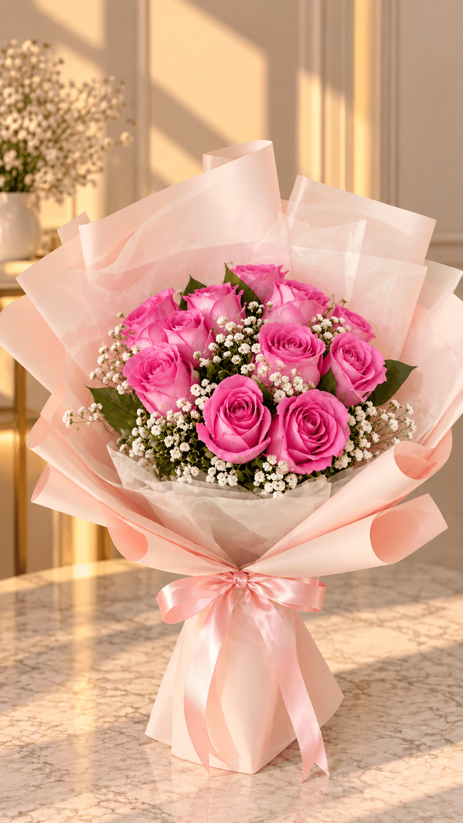 12-pink-roses-bouquet