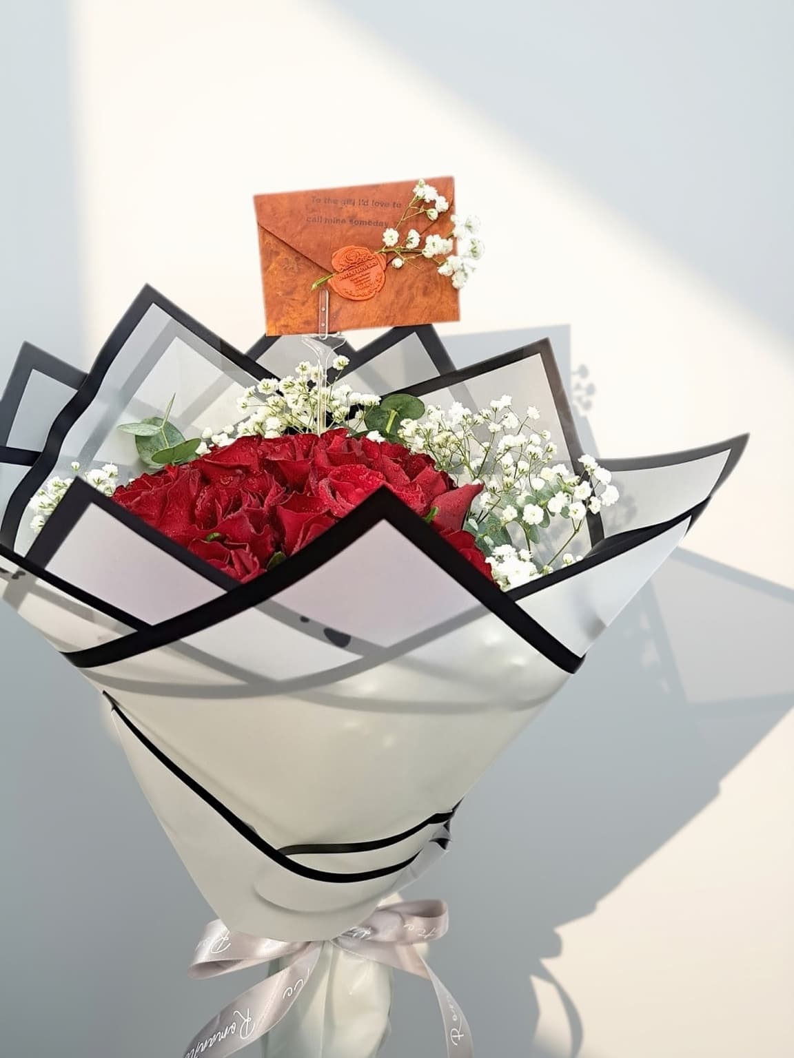 Vintage Love Red Roses Bouquet